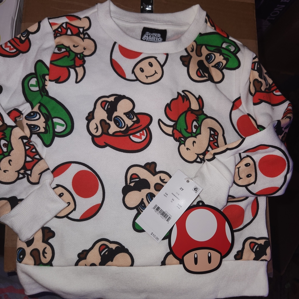 Nintendo Super Mario Colorful Logo Apparel
